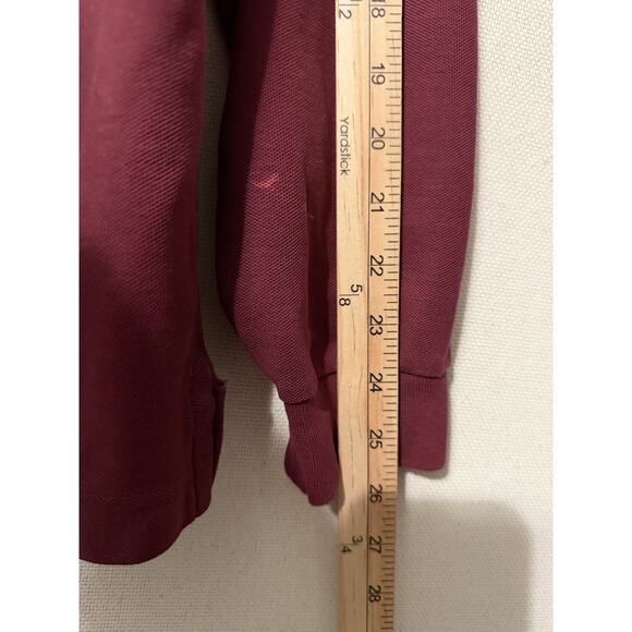 Jos A Bank Traveler Men's Sweater Size XL 1/4 Zip Maroon 100% Cotton - Picture 8 of 10